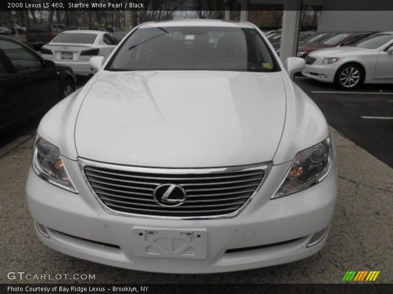 Starfire White Pearl / Black 2008 Lexus LS 460
