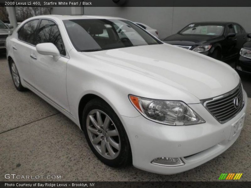 Starfire White Pearl / Black 2008 Lexus LS 460