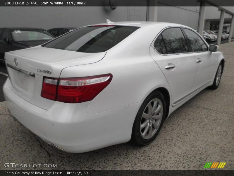 Starfire White Pearl / Black 2008 Lexus LS 460