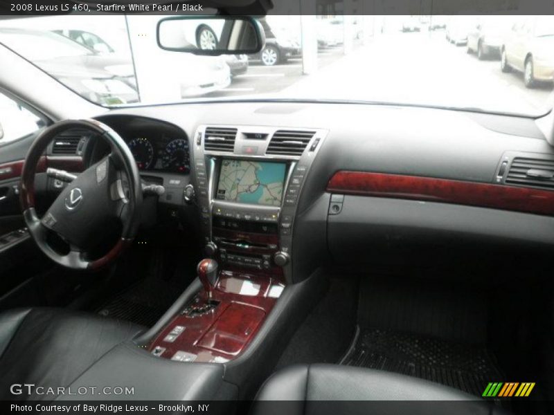 Starfire White Pearl / Black 2008 Lexus LS 460