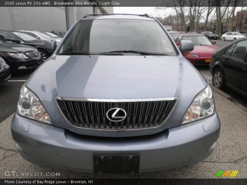 Breakwater Blue Metallic / Light Gray 2005 Lexus RX 330 AWD