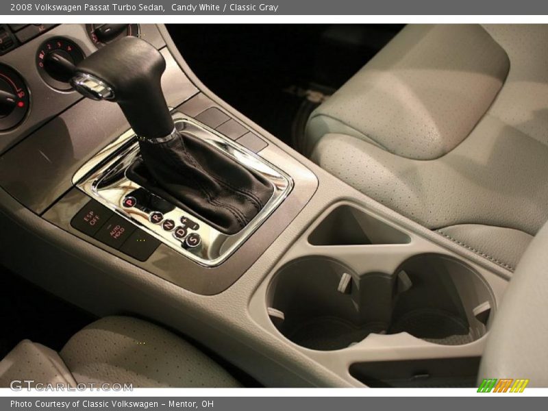 Candy White / Classic Gray 2008 Volkswagen Passat Turbo Sedan