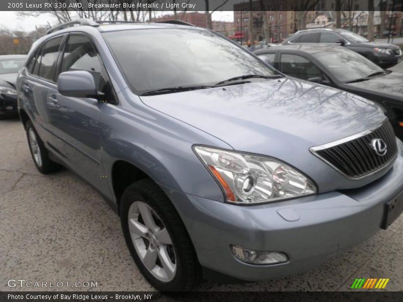 Breakwater Blue Metallic / Light Gray 2005 Lexus RX 330 AWD