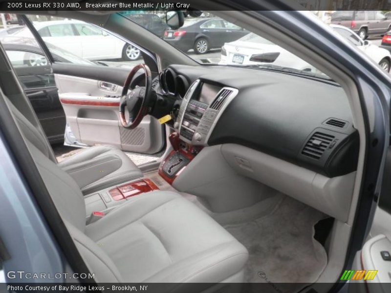 Breakwater Blue Metallic / Light Gray 2005 Lexus RX 330 AWD