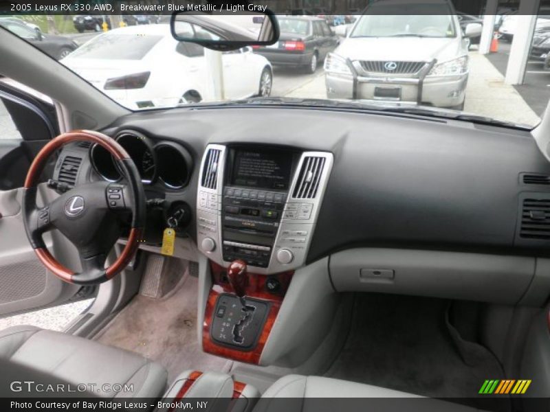 Breakwater Blue Metallic / Light Gray 2005 Lexus RX 330 AWD