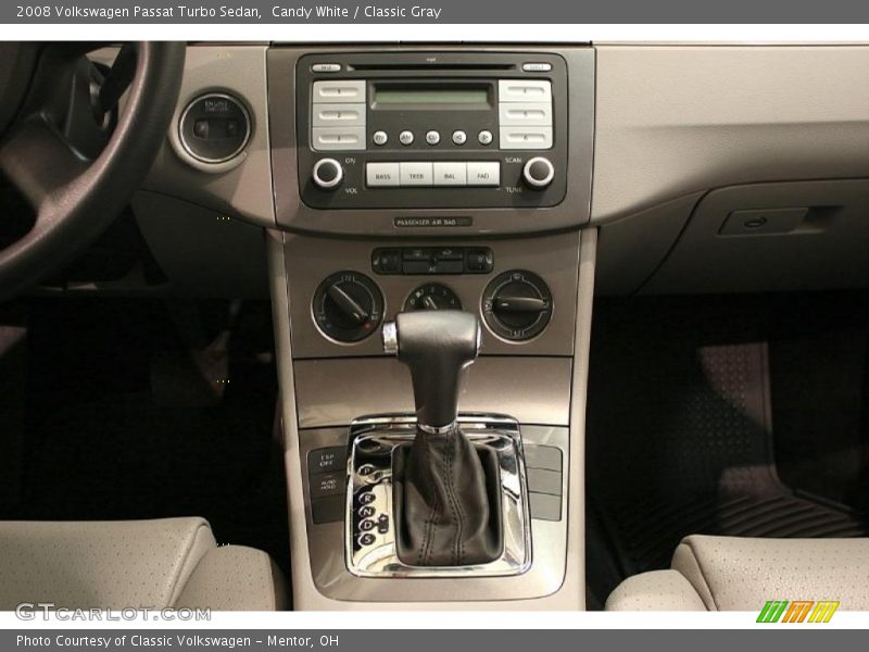 Candy White / Classic Gray 2008 Volkswagen Passat Turbo Sedan