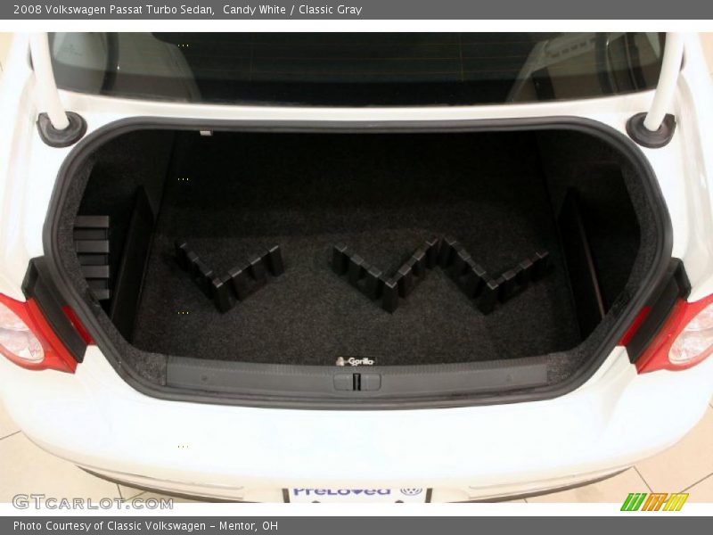 Candy White / Classic Gray 2008 Volkswagen Passat Turbo Sedan