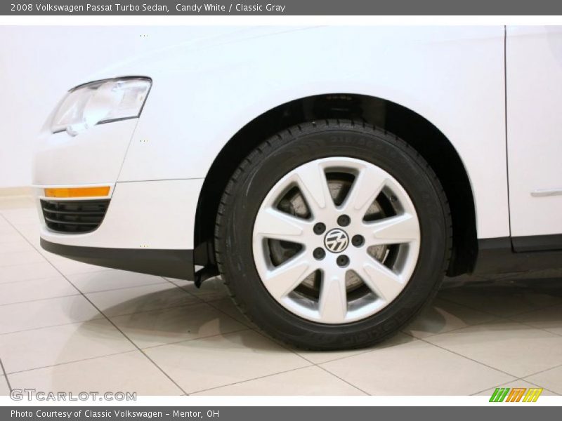 Candy White / Classic Gray 2008 Volkswagen Passat Turbo Sedan
