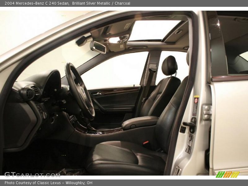 Brilliant Silver Metallic / Charcoal 2004 Mercedes-Benz C 240 Sedan