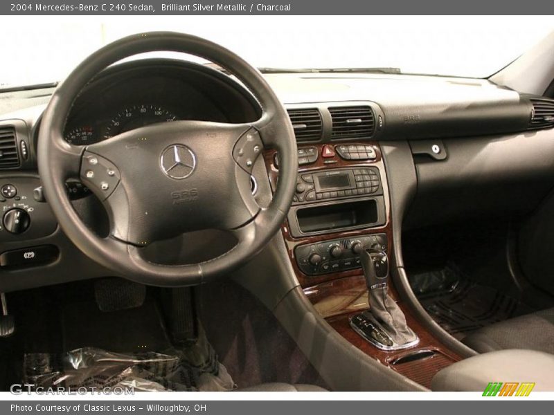 Brilliant Silver Metallic / Charcoal 2004 Mercedes-Benz C 240 Sedan
