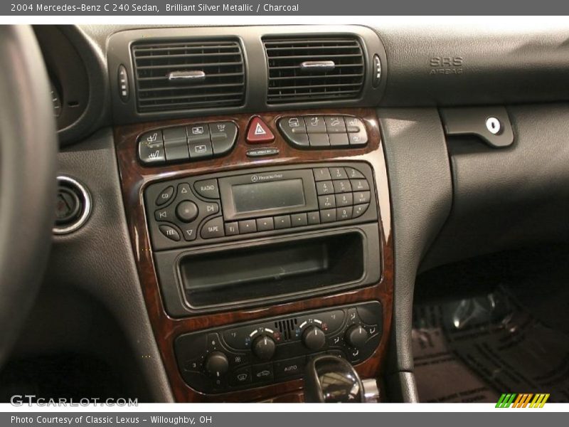 Brilliant Silver Metallic / Charcoal 2004 Mercedes-Benz C 240 Sedan