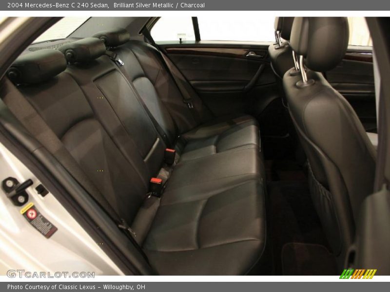Brilliant Silver Metallic / Charcoal 2004 Mercedes-Benz C 240 Sedan