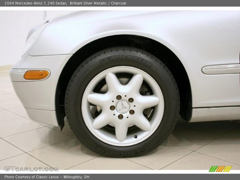 Brilliant Silver Metallic / Charcoal 2004 Mercedes-Benz C 240 Sedan