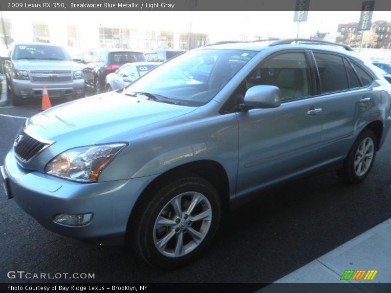 Breakwater Blue Metallic / Light Gray 2009 Lexus RX 350