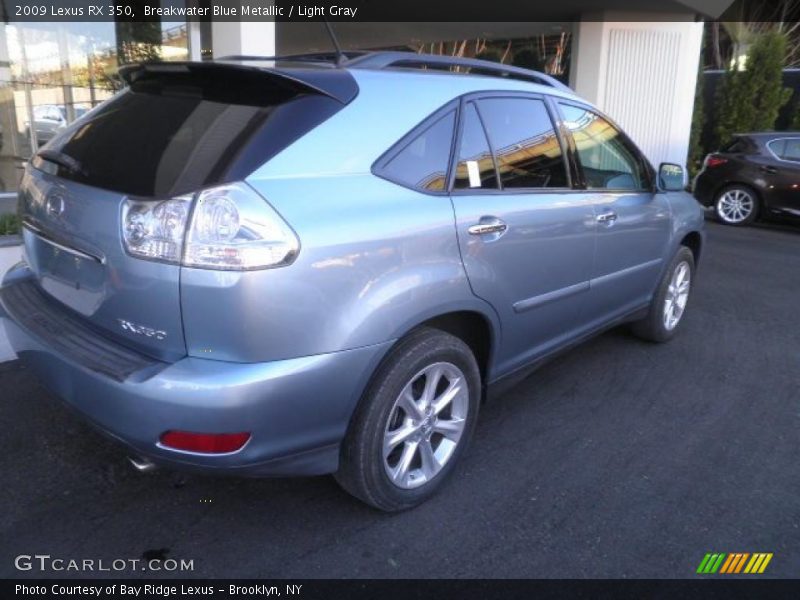Breakwater Blue Metallic / Light Gray 2009 Lexus RX 350