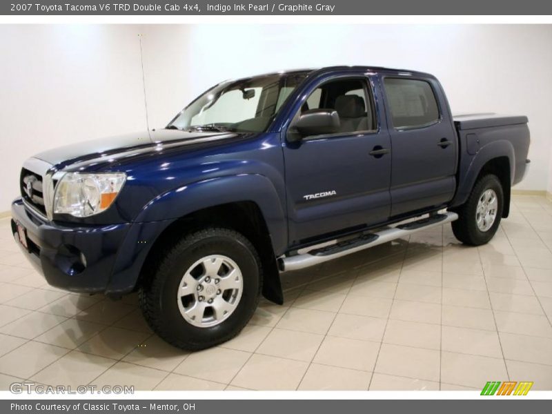 Indigo Ink Pearl / Graphite Gray 2007 Toyota Tacoma V6 TRD Double Cab 4x4