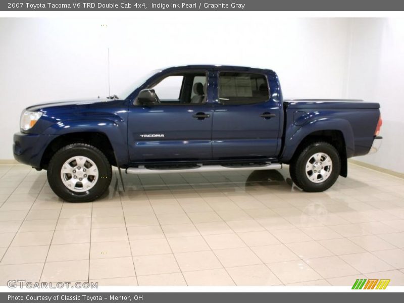 Indigo Ink Pearl / Graphite Gray 2007 Toyota Tacoma V6 TRD Double Cab 4x4