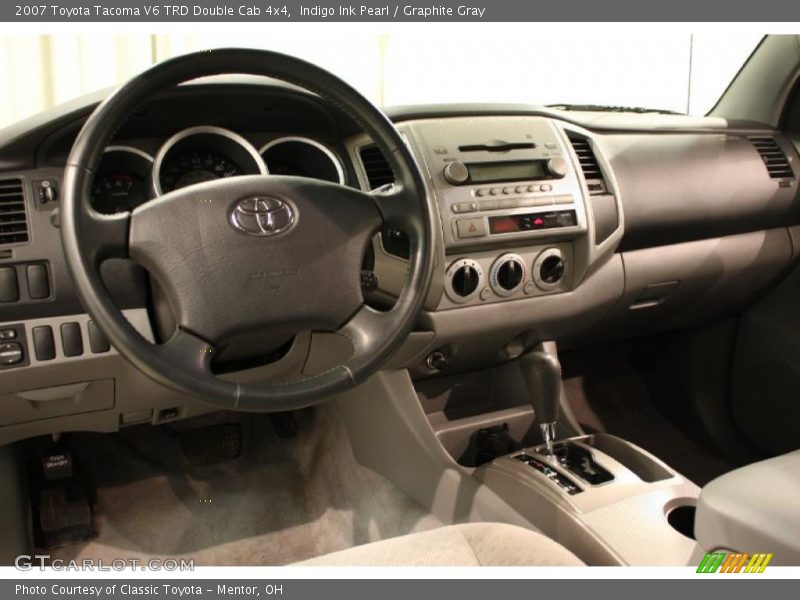Indigo Ink Pearl / Graphite Gray 2007 Toyota Tacoma V6 TRD Double Cab 4x4
