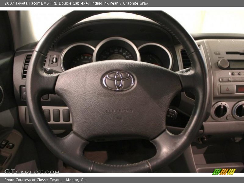 Indigo Ink Pearl / Graphite Gray 2007 Toyota Tacoma V6 TRD Double Cab 4x4