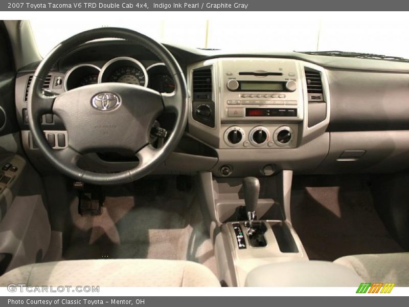 Indigo Ink Pearl / Graphite Gray 2007 Toyota Tacoma V6 TRD Double Cab 4x4