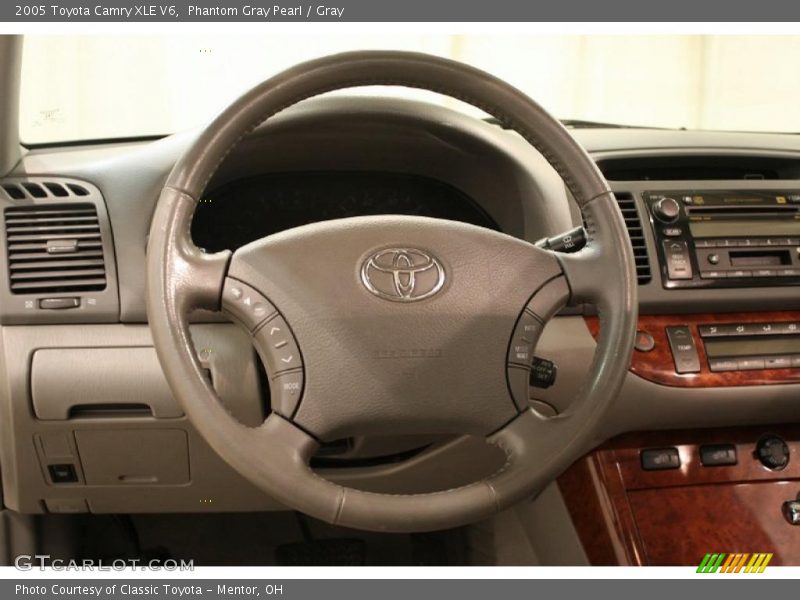 Phantom Gray Pearl / Gray 2005 Toyota Camry XLE V6