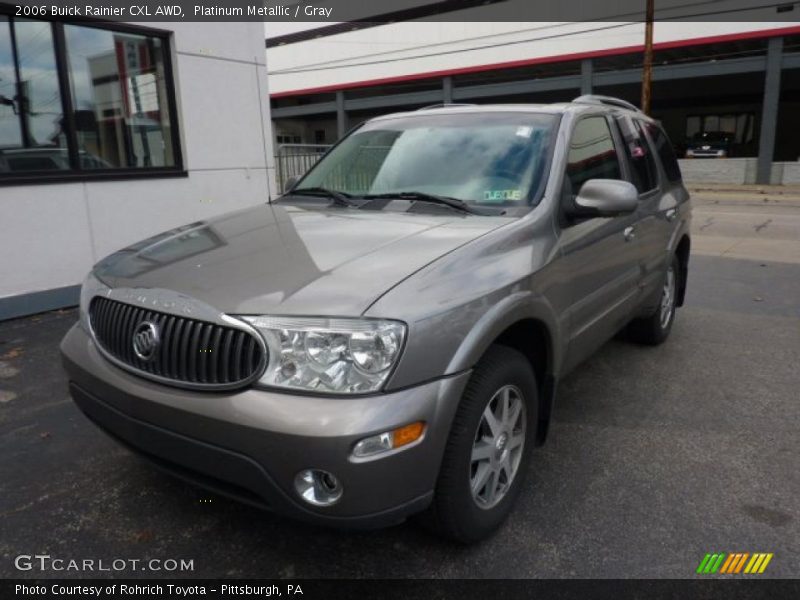 Platinum Metallic / Gray 2006 Buick Rainier CXL AWD