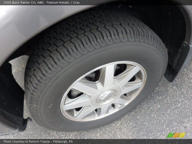 Platinum Metallic / Gray 2006 Buick Rainier CXL AWD