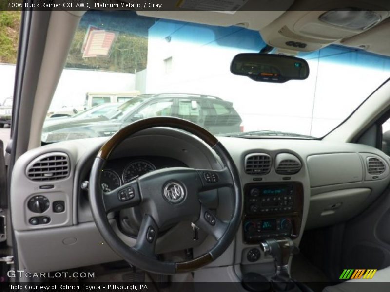 Platinum Metallic / Gray 2006 Buick Rainier CXL AWD