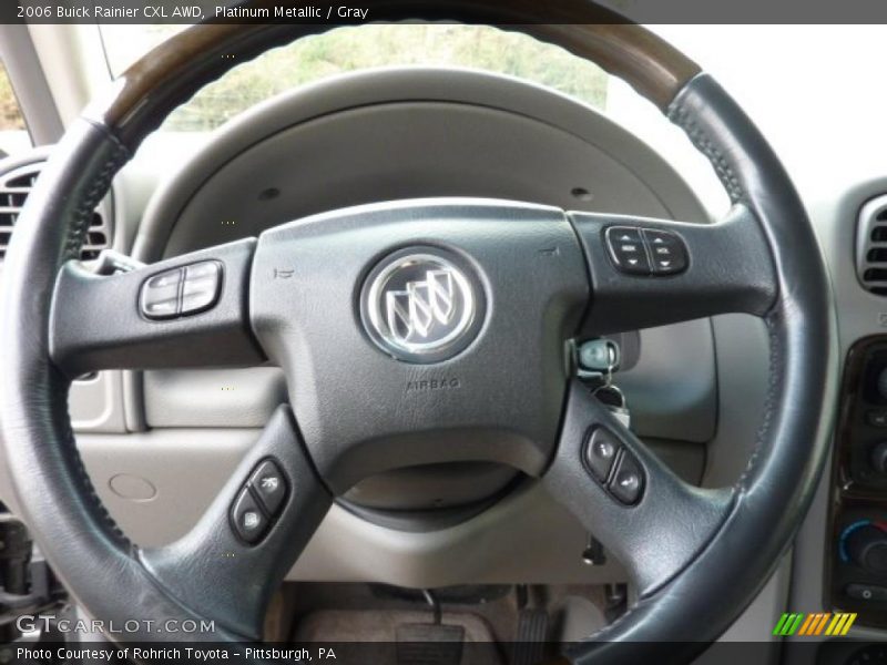 Platinum Metallic / Gray 2006 Buick Rainier CXL AWD