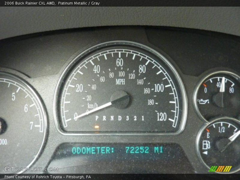 Platinum Metallic / Gray 2006 Buick Rainier CXL AWD