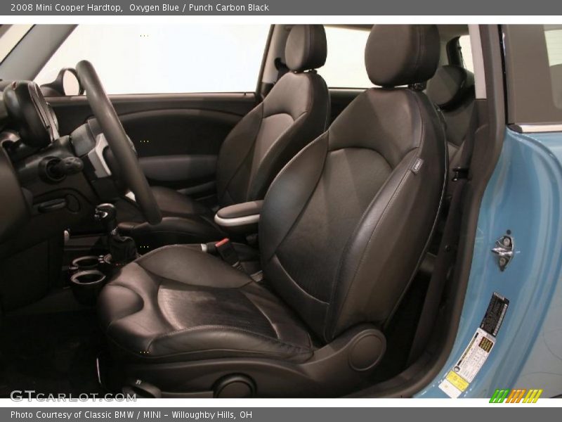  2008 Cooper Hardtop Punch Carbon Black Interior