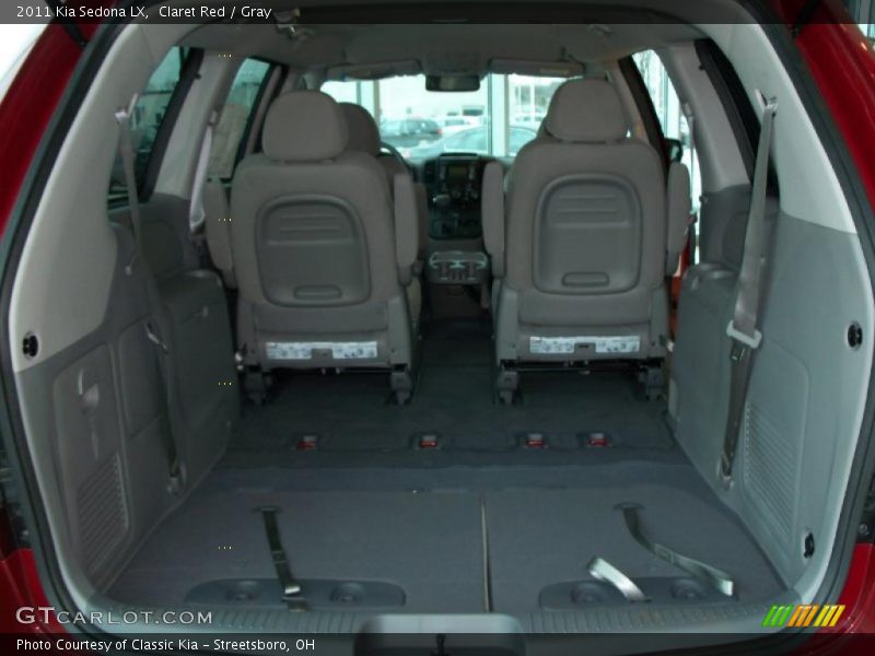Claret Red / Gray 2011 Kia Sedona LX