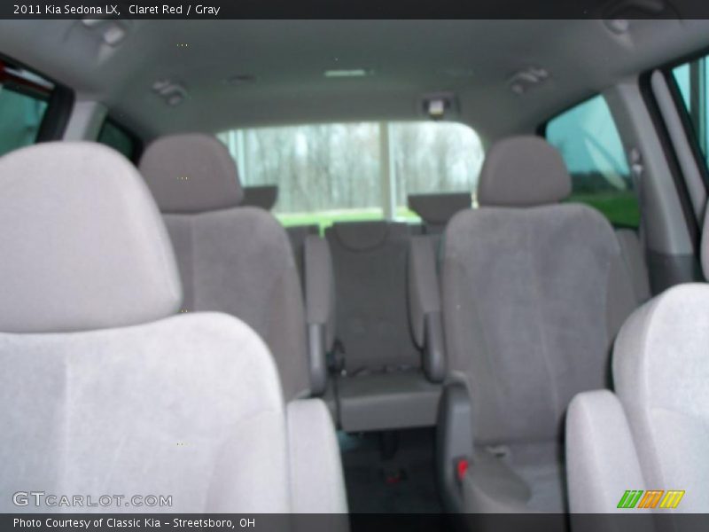 Claret Red / Gray 2011 Kia Sedona LX
