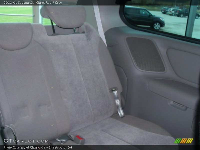Claret Red / Gray 2011 Kia Sedona LX