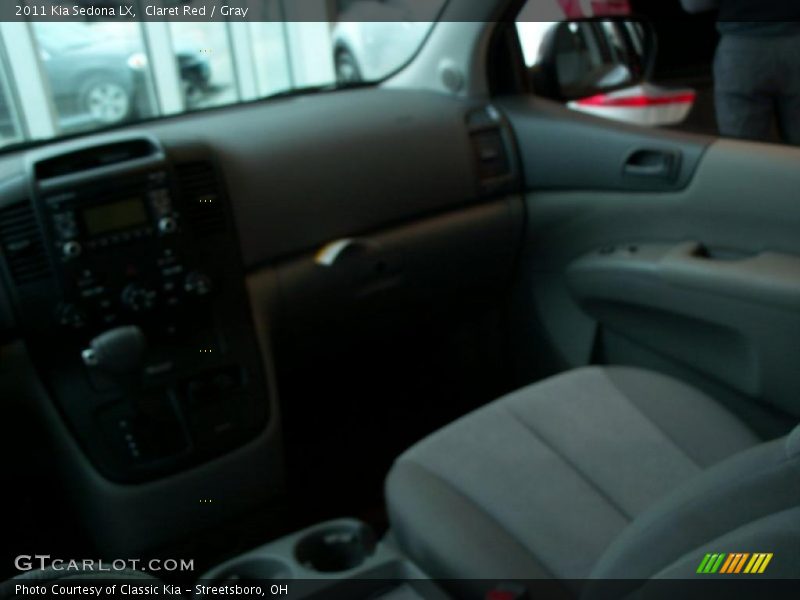 Claret Red / Gray 2011 Kia Sedona LX
