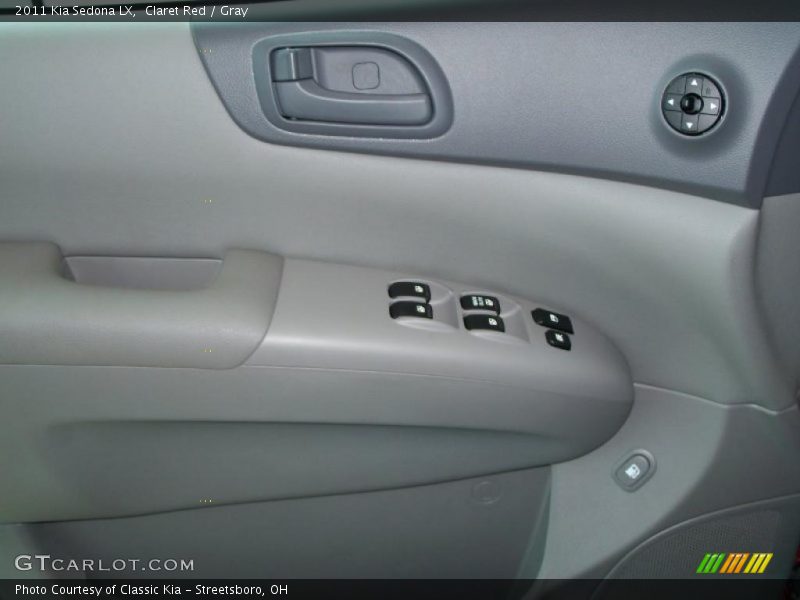 Claret Red / Gray 2011 Kia Sedona LX