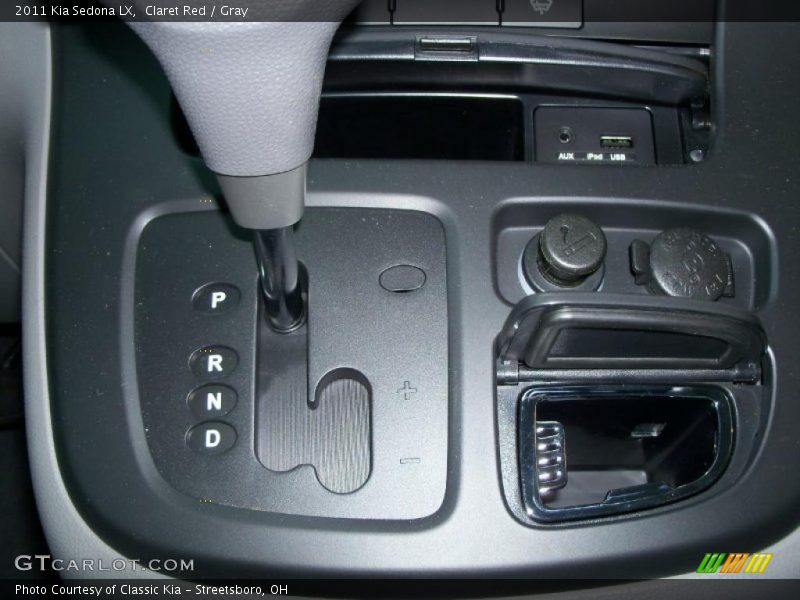 Claret Red / Gray 2011 Kia Sedona LX