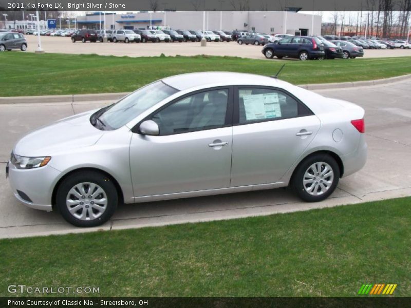 Bright Silver / Stone 2011 Kia Forte LX