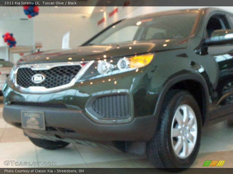 Tuscan Olive / Black 2011 Kia Sorento LX