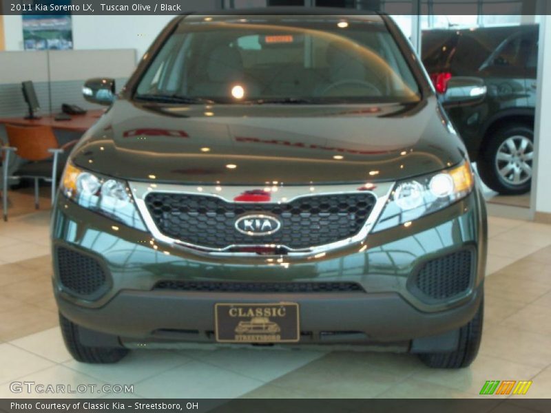 Tuscan Olive / Black 2011 Kia Sorento LX
