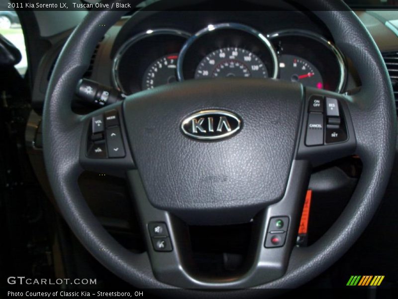 Tuscan Olive / Black 2011 Kia Sorento LX