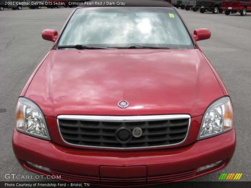 Crimson Pearl Red / Dark Gray 2001 Cadillac DeVille DTS Sedan