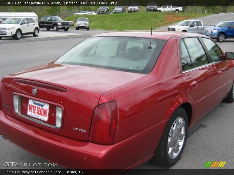 Crimson Pearl Red / Dark Gray 2001 Cadillac DeVille DTS Sedan