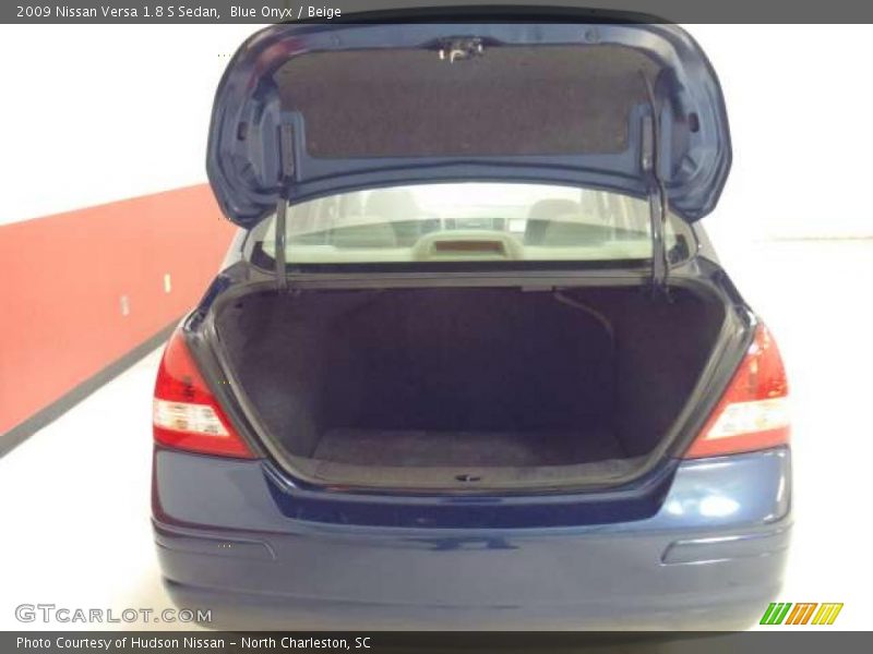 Blue Onyx / Beige 2009 Nissan Versa 1.8 S Sedan