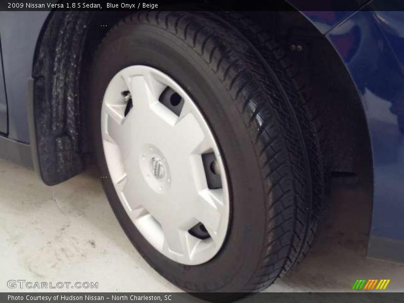 Blue Onyx / Beige 2009 Nissan Versa 1.8 S Sedan