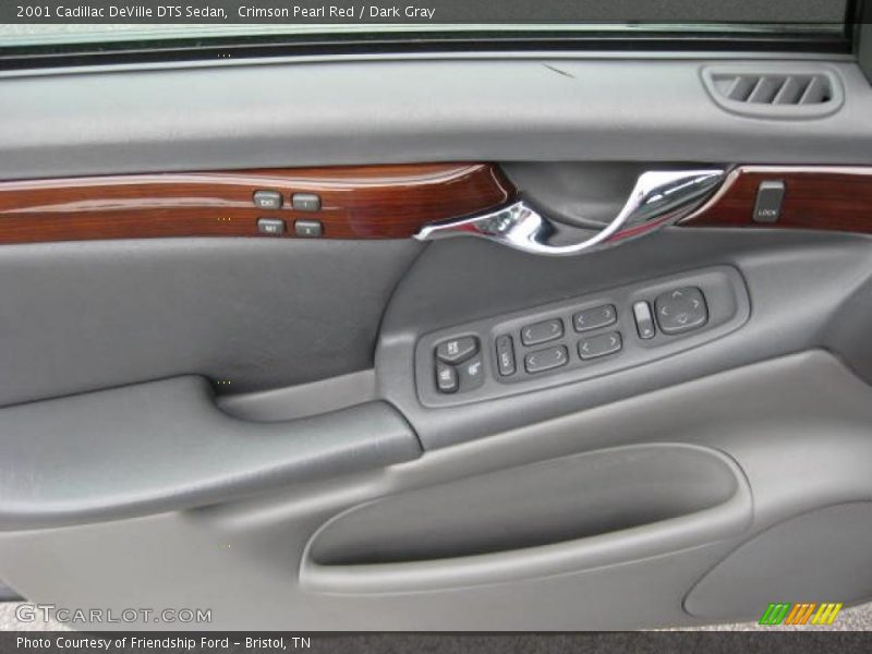 Crimson Pearl Red / Dark Gray 2001 Cadillac DeVille DTS Sedan