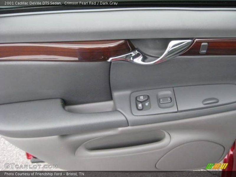 Crimson Pearl Red / Dark Gray 2001 Cadillac DeVille DTS Sedan