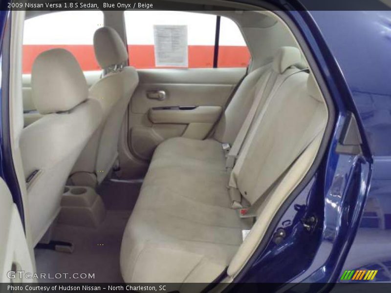 Blue Onyx / Beige 2009 Nissan Versa 1.8 S Sedan