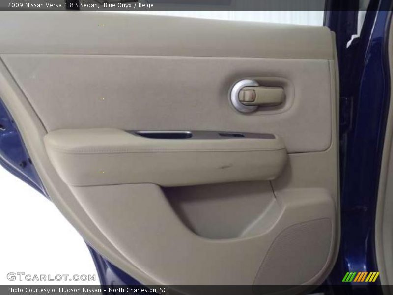 Blue Onyx / Beige 2009 Nissan Versa 1.8 S Sedan