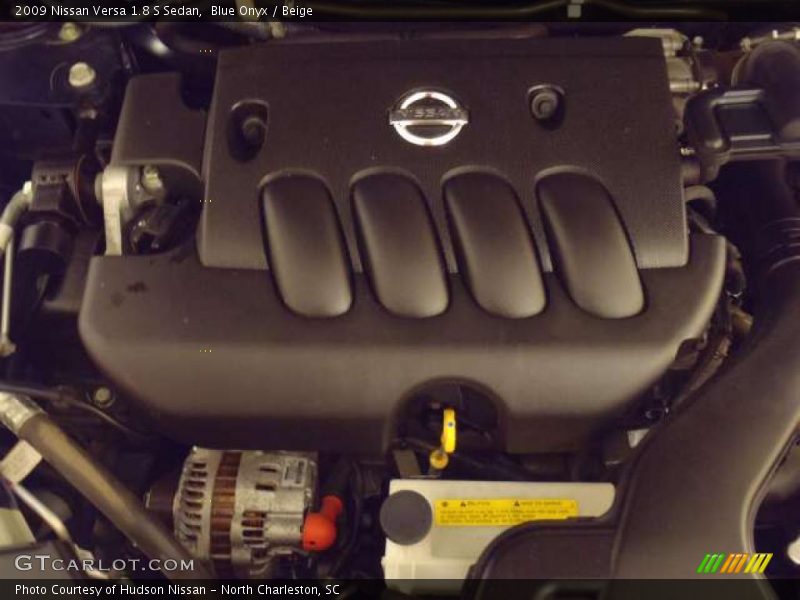 Blue Onyx / Beige 2009 Nissan Versa 1.8 S Sedan